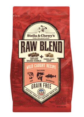 Stella & Chewys Wild Caught Raw Blend Kibble Dog Dry Food 3.5lb