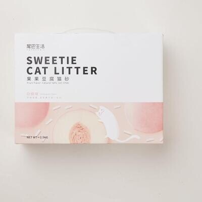 Furrytail Sweetie Peach Cat Tofu Litter 6L