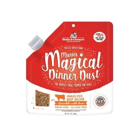 Stella & Chewys Marie's Magical Dinner Dust Grass-Fed Beef Dog Meal Topper
