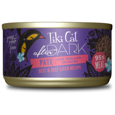 Tiki Cat After Dark Beef & Beef Liver Pate Cat Wet Food 3oz