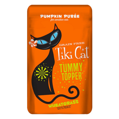 Tiki Cat Tummy Topper Pump&wheatgrass 1.5oz