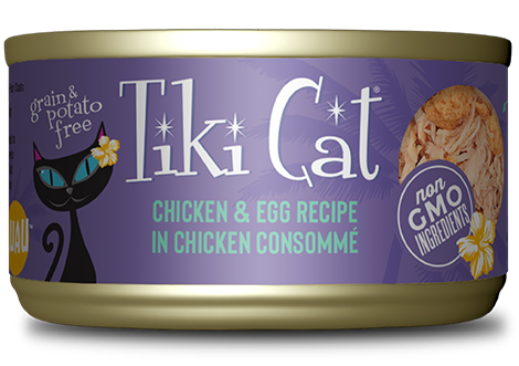 Tiki Cat Luau Chicken & Egg