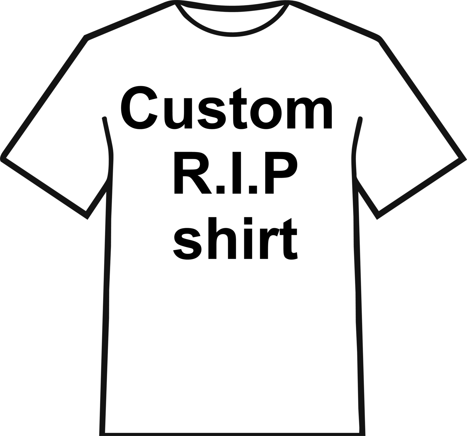 Custom R.I.P T-Shirts
