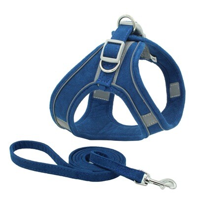 Berry Blue Harness w/ Leash