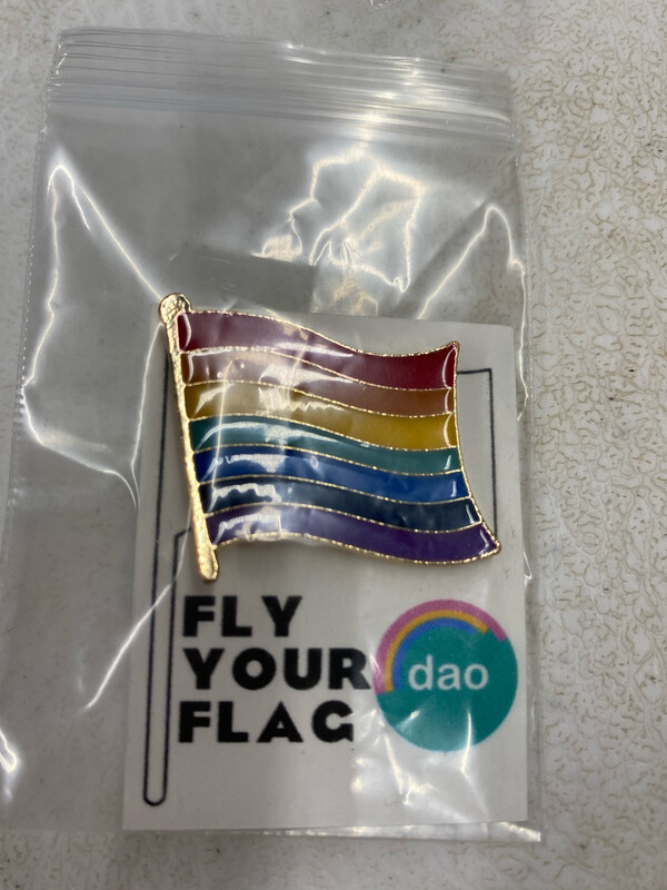 Large Pride Flag - Enamel Pin