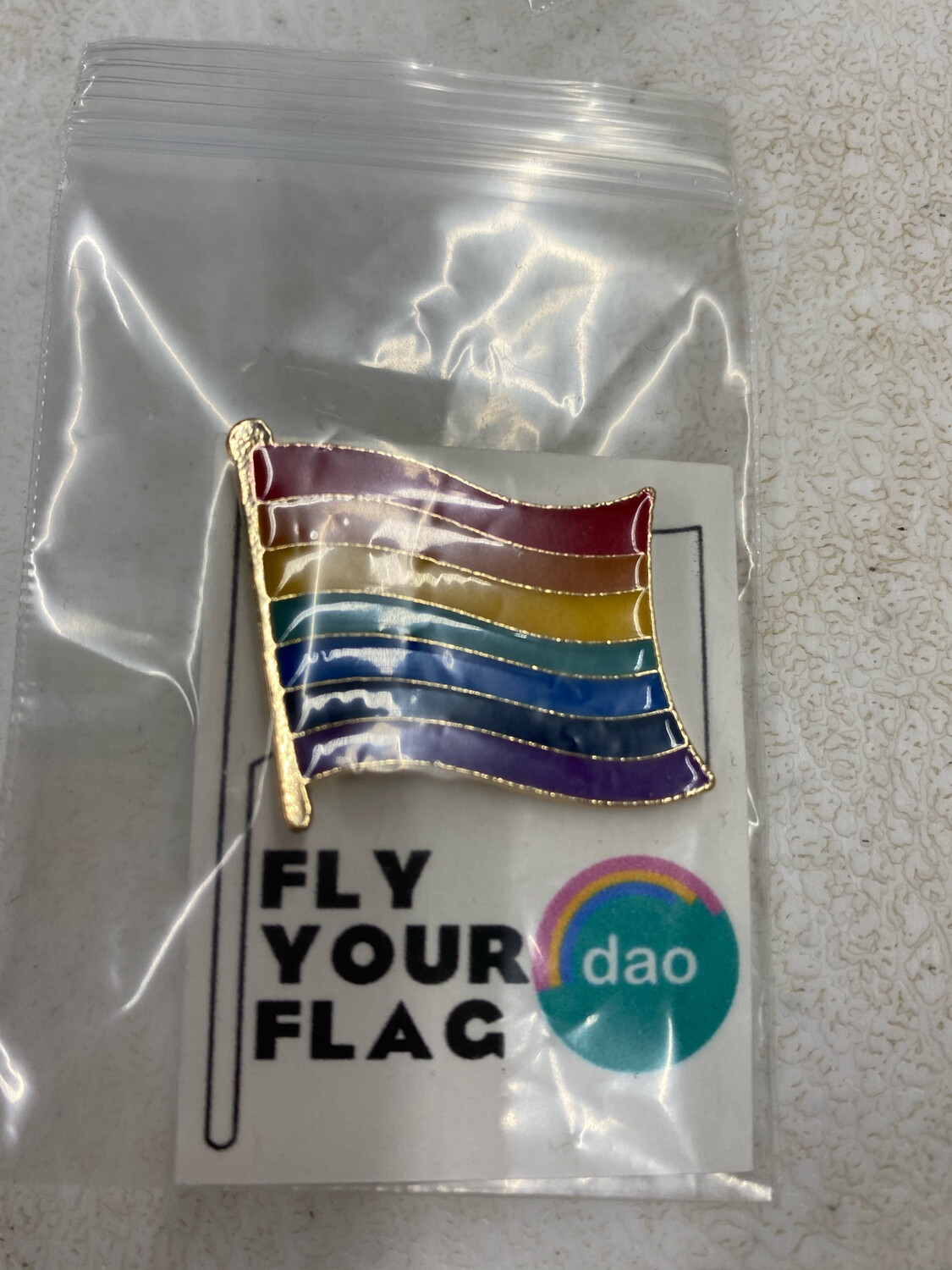 Large Pride Flag - Enamel Pin