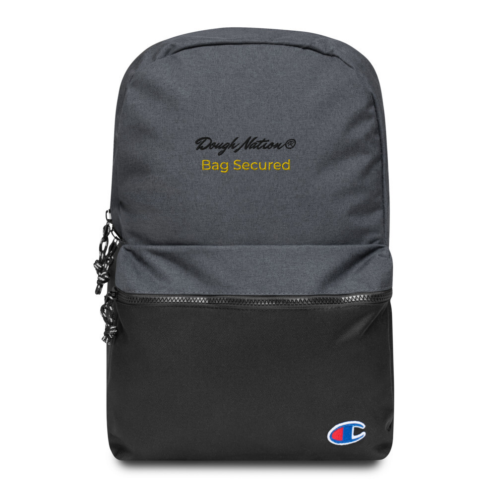Bag Secured™ Embroidered Champion Backpack