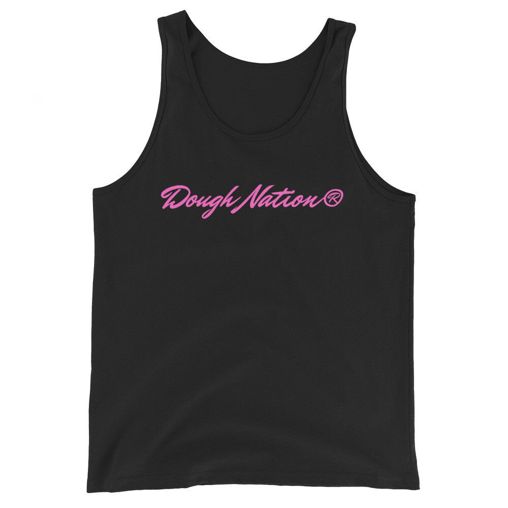Classic Pink on B/W Tank Top