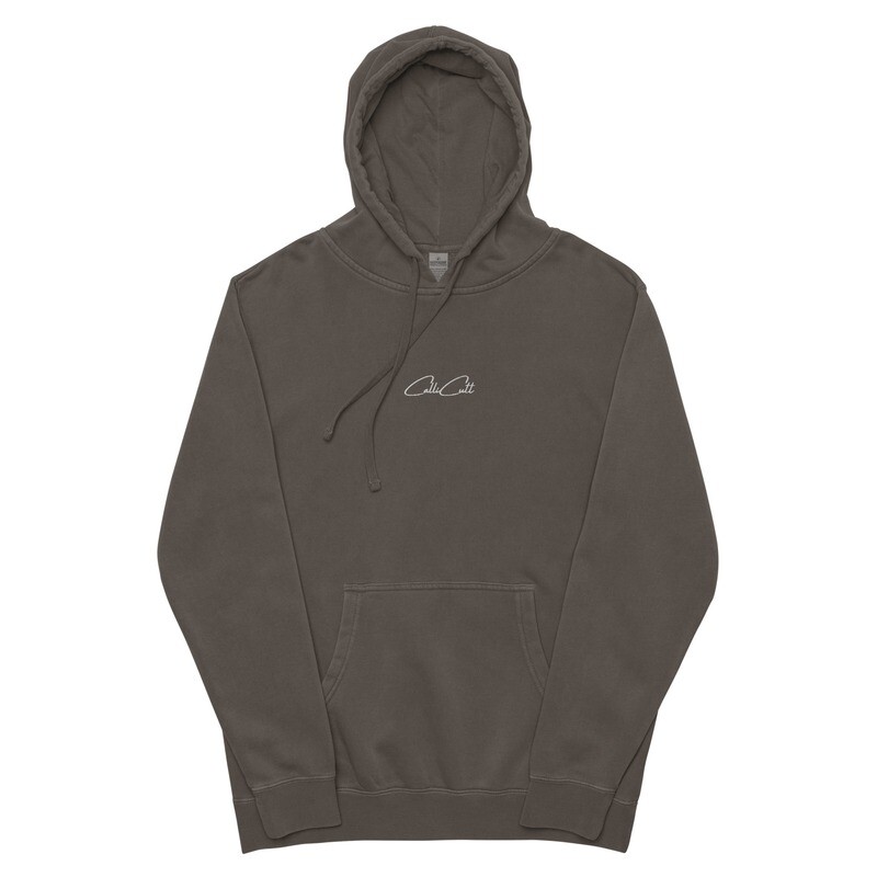 CalliCutt Unisex pigment-dyed hoodie