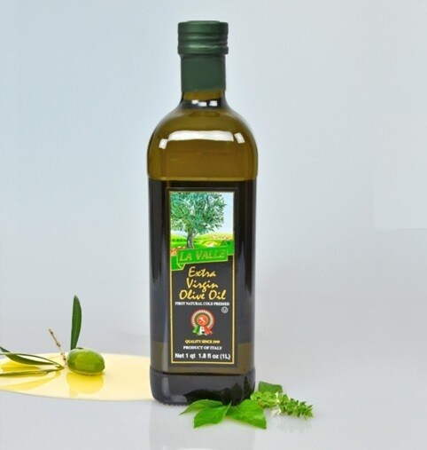 12/1LT Bottles of La Valle's Extra Virgin Olive Oil