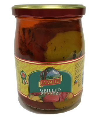 6/19oz jars of La Valle's Grilled Peppers