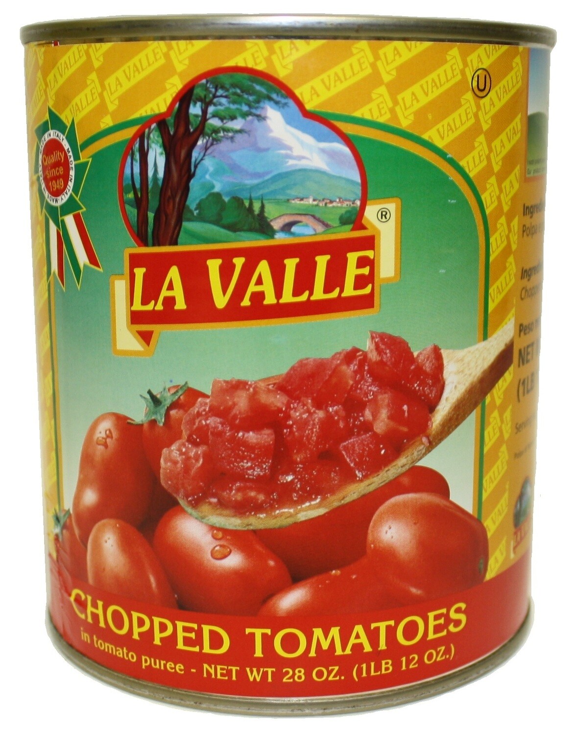 6/28oz of La Valle's Chopped Tomato