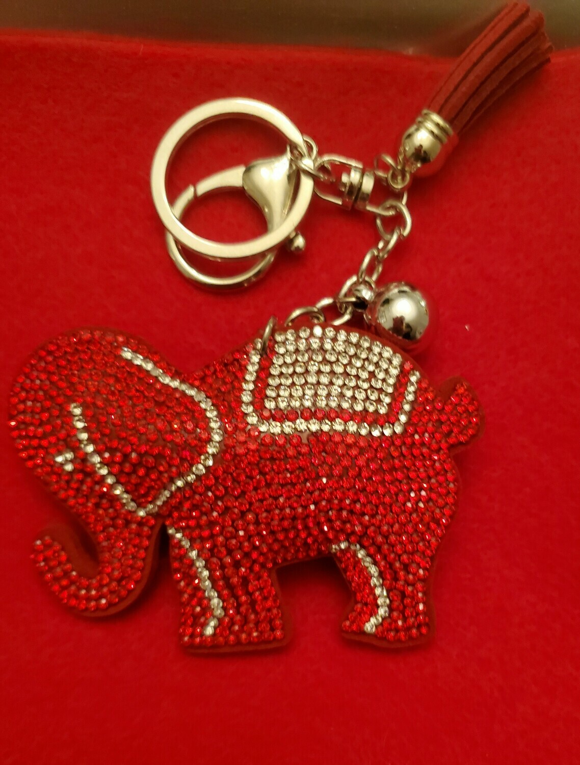 ELEPHANT - BLING PURSE CHARM