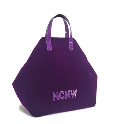 Velveteen Tote - NCNW Violet
