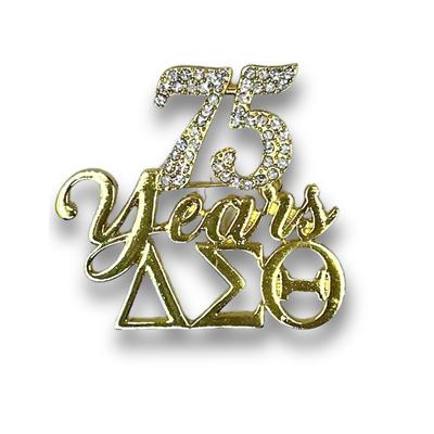 75th Year Anniversary Lapel