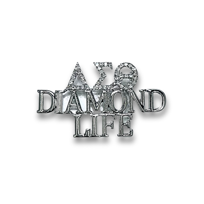 Diamond Life Crystal Lapel