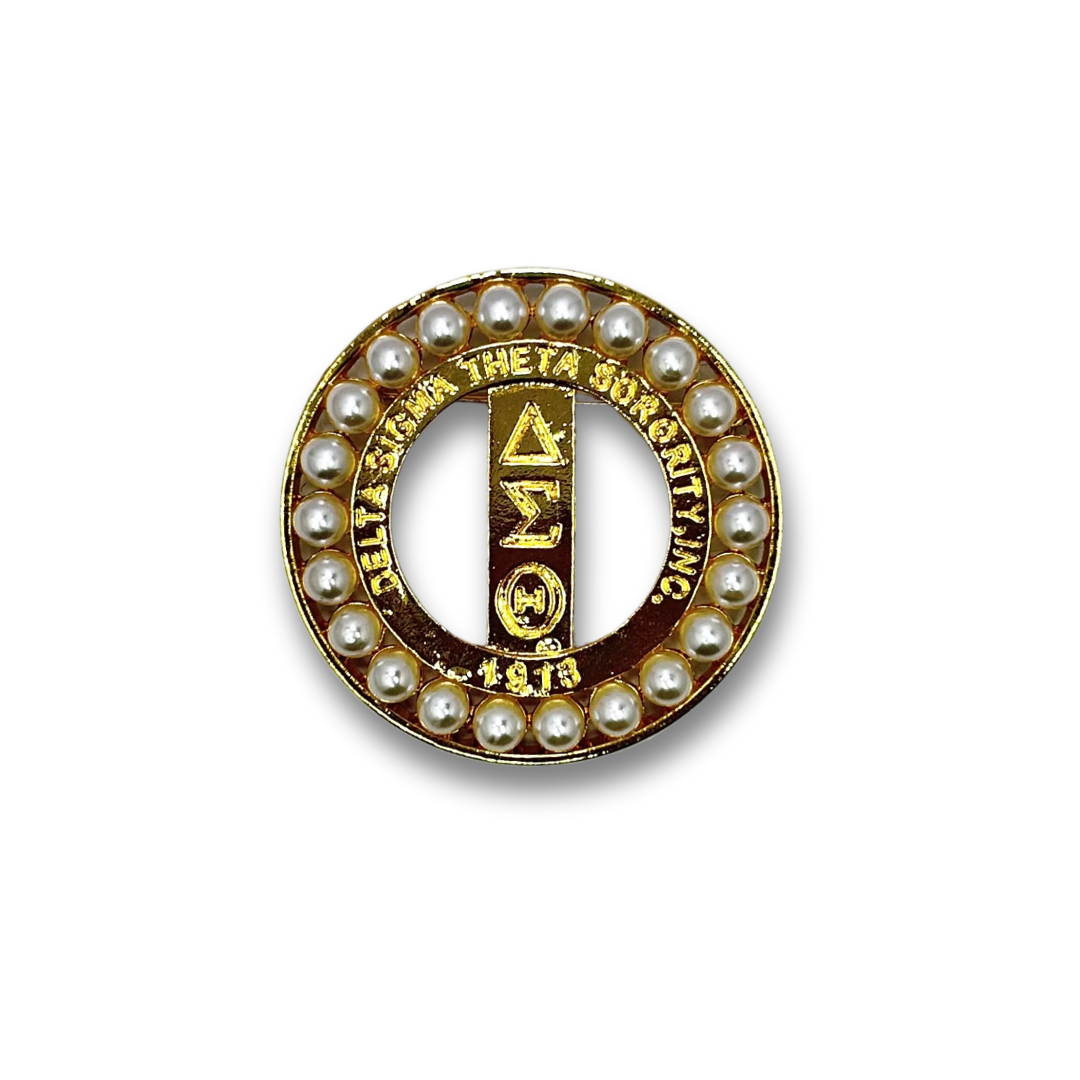 Twenty-Two Pearl Vertical Symbol Lapel