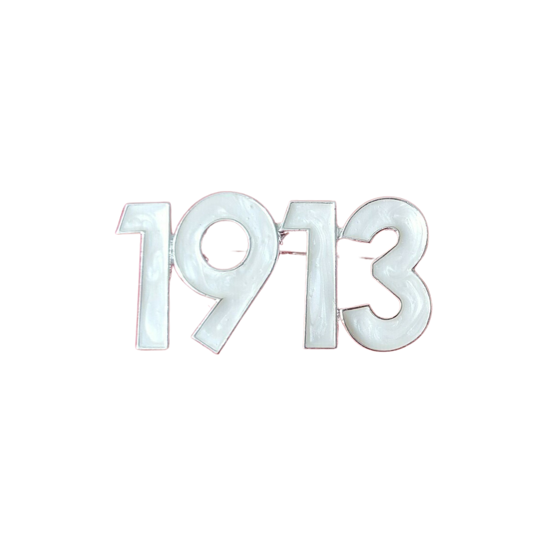 Pearlized Founding Year Lapel