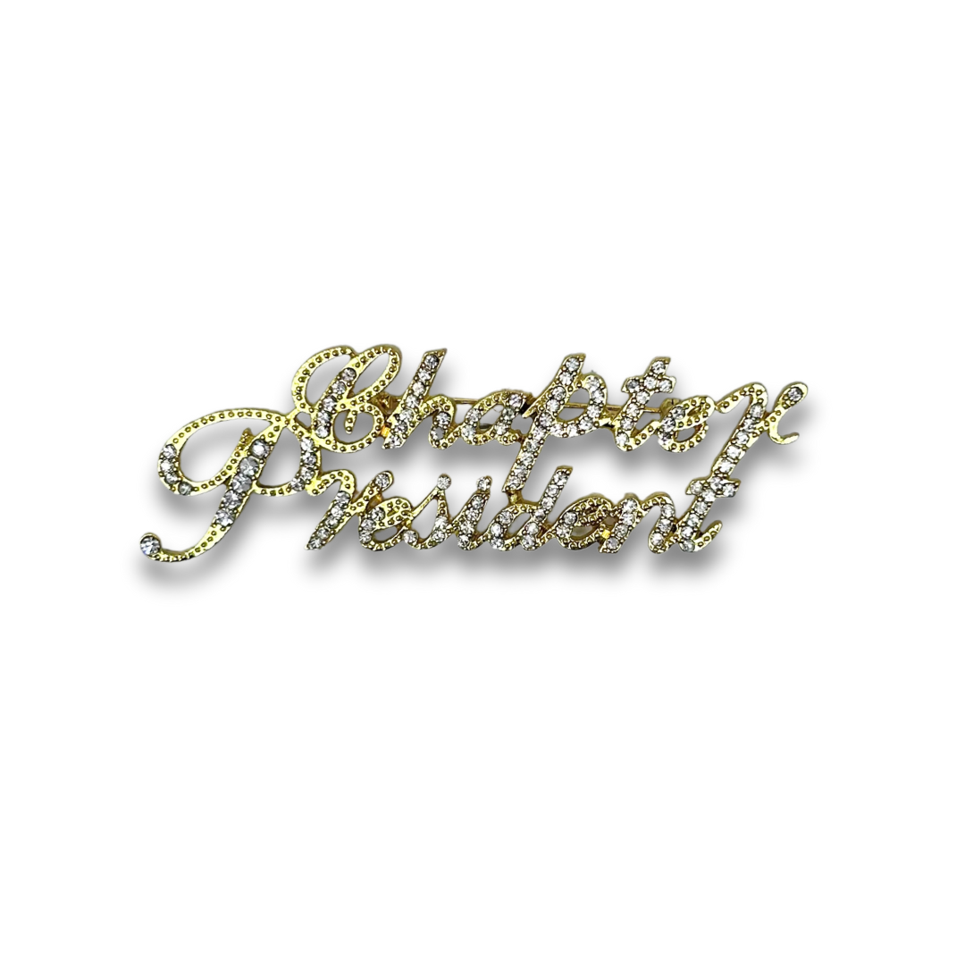 Chapter President Script Lapel