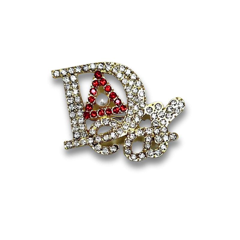 Delta Dear Ruby Triangle Lapel