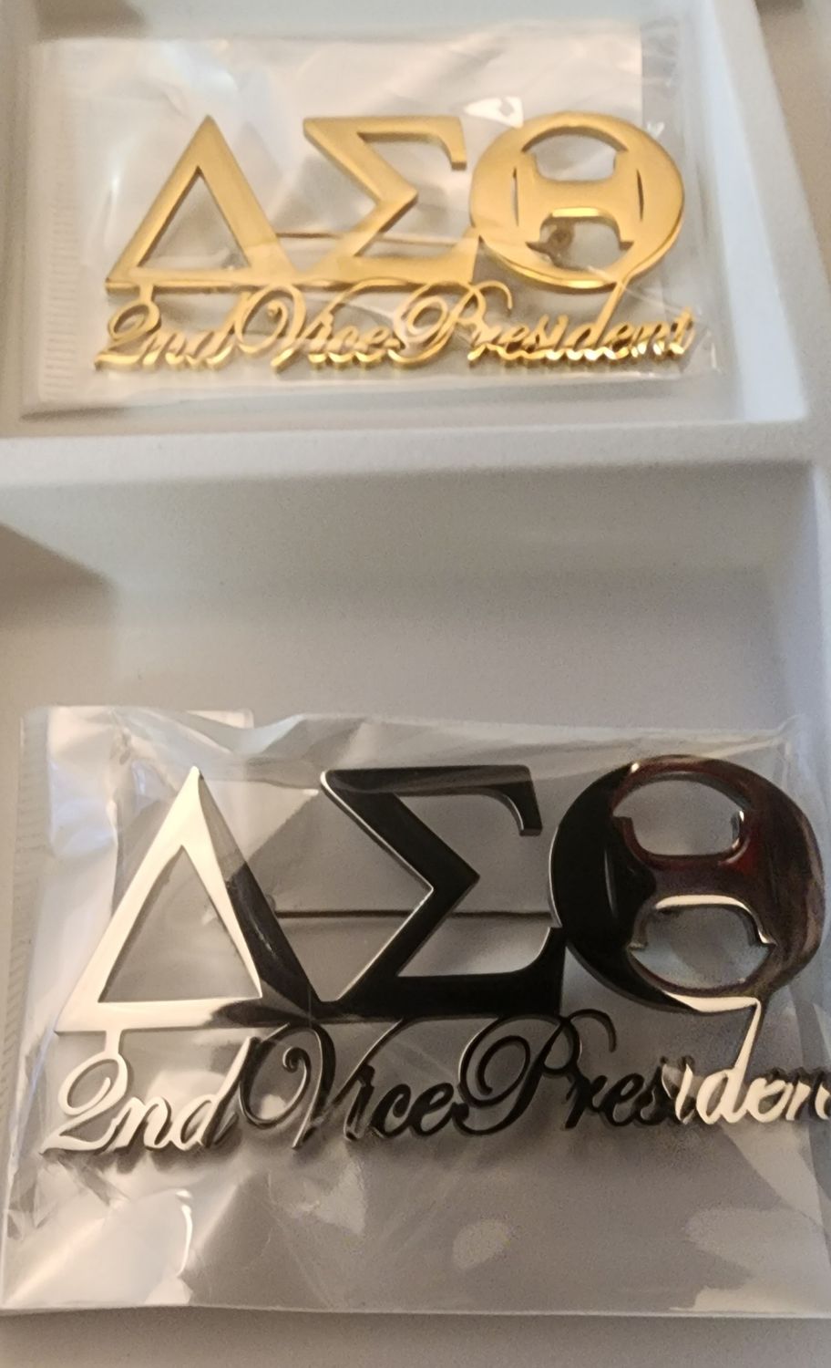 Delta Symbol Script 2nd Vice President
