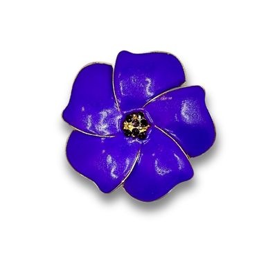 African Violet Small Lapel 