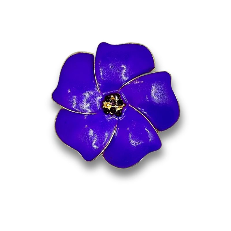 African Violet Small Lapel 