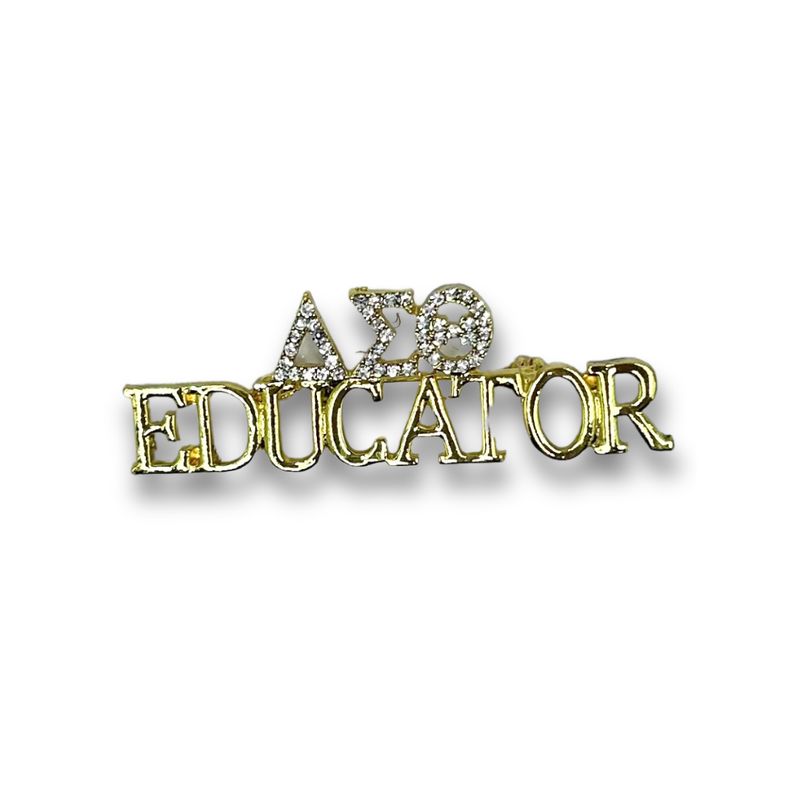 DST Rhinestone Educator Lapel