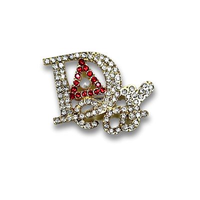 Delta Dear Ruby Triangle Lapel