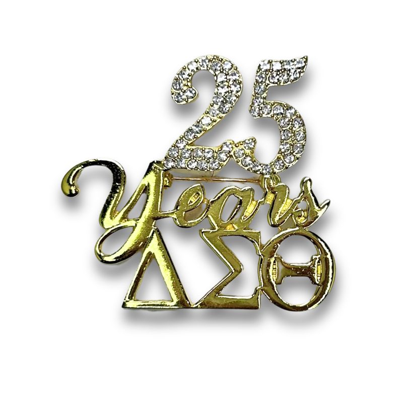 25th Year Anniversary Lapel