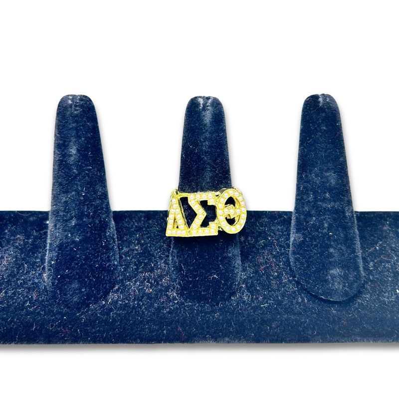 DST Symbol Stretch Pearl Ring