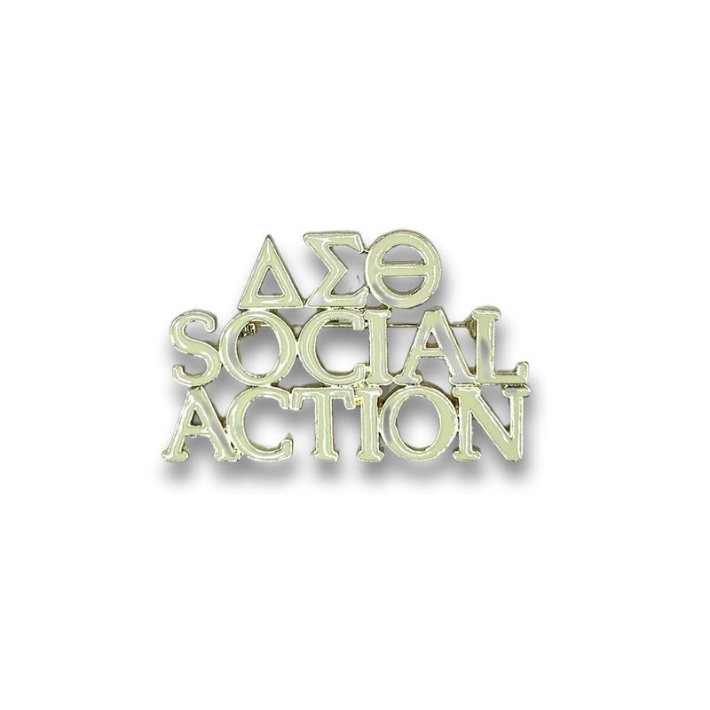 DST Creme Social Action Lapel