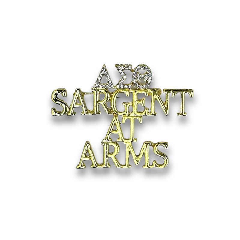 DST Rhinestone Sargent At Arms Lapel