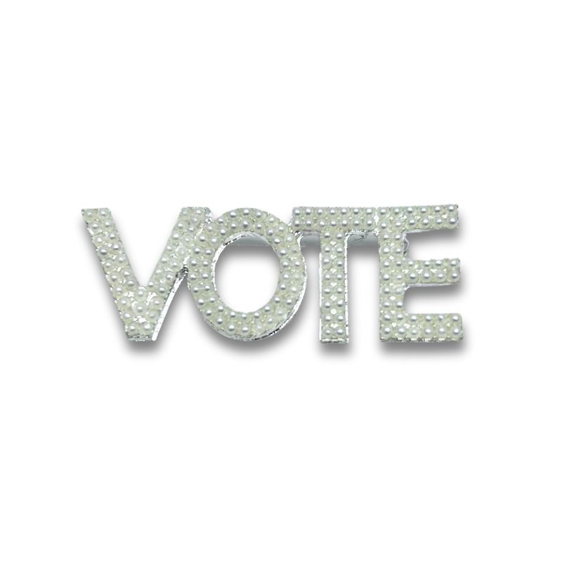 VOTE Pearl Lapel