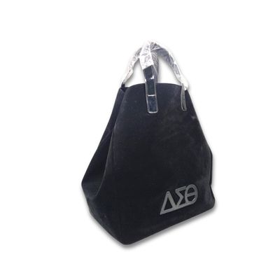 Velveteen Tote - DST Black Bag Velveteen Tote - DST Black Bag