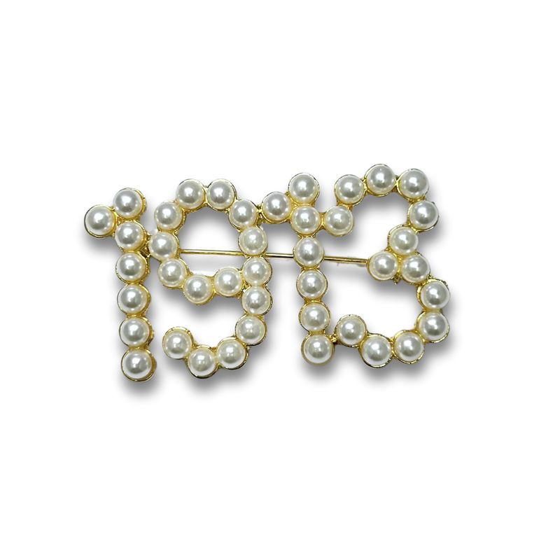 1913 Tiny Pearl Lapel