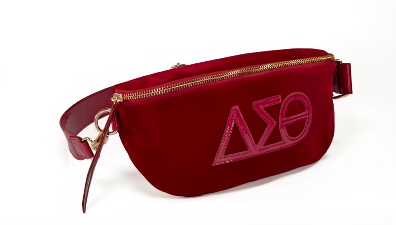 Velveteen Crossbody Fanny Pack