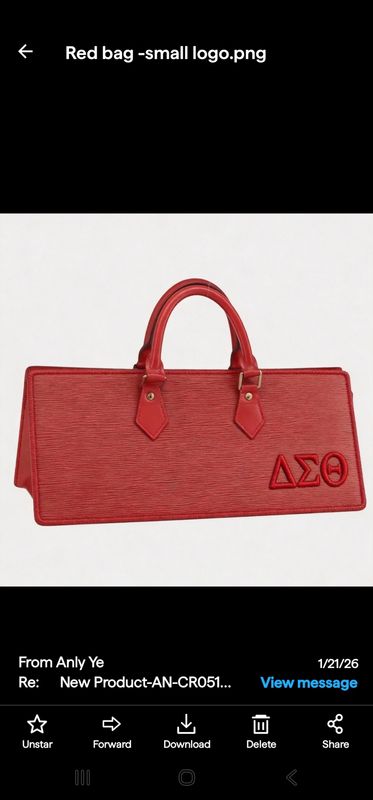 Epi Leather Pyramid Bag