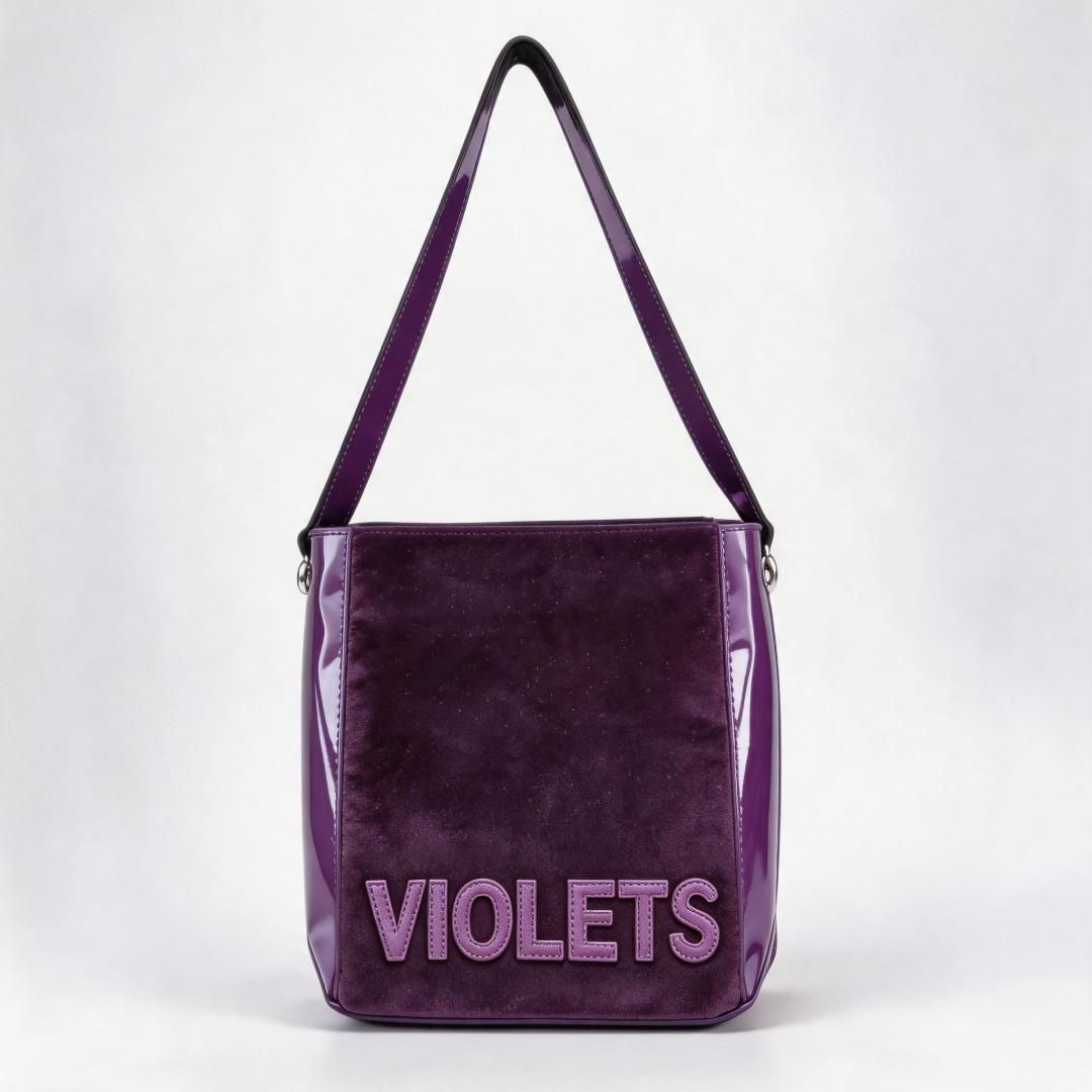 Velveteen Mini Violet Tote