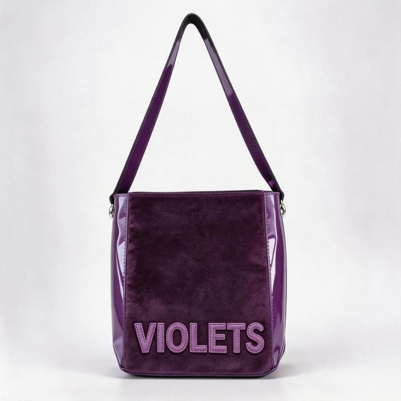 Velveteen Mini Violet Tote