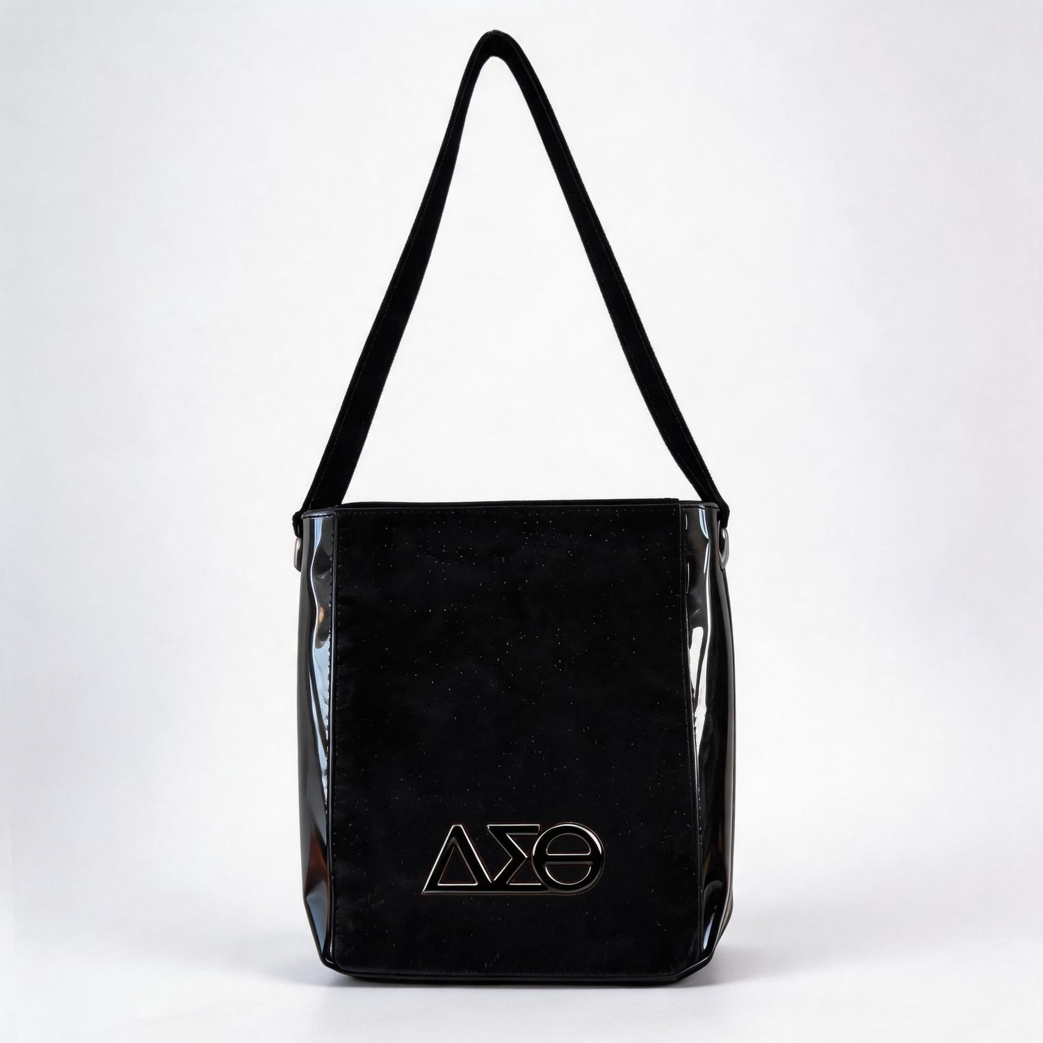 Velveteen Black Mini Tote