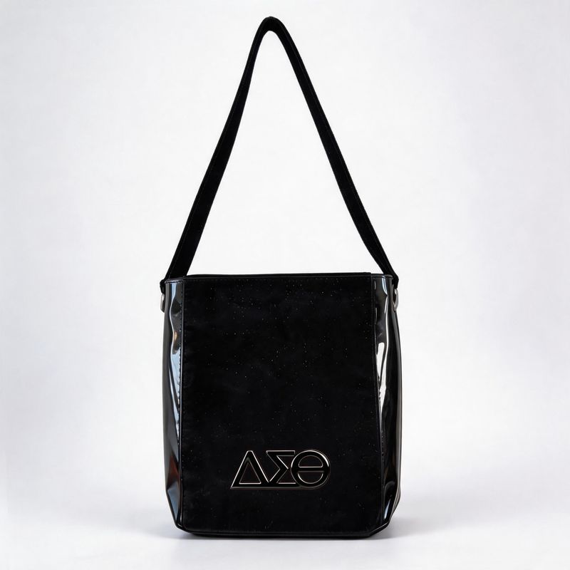 Velveteen Black Mini Tote