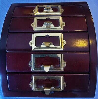 Organizador CD'S de macera de cerezo Organizador CD'S de macera de cerezo