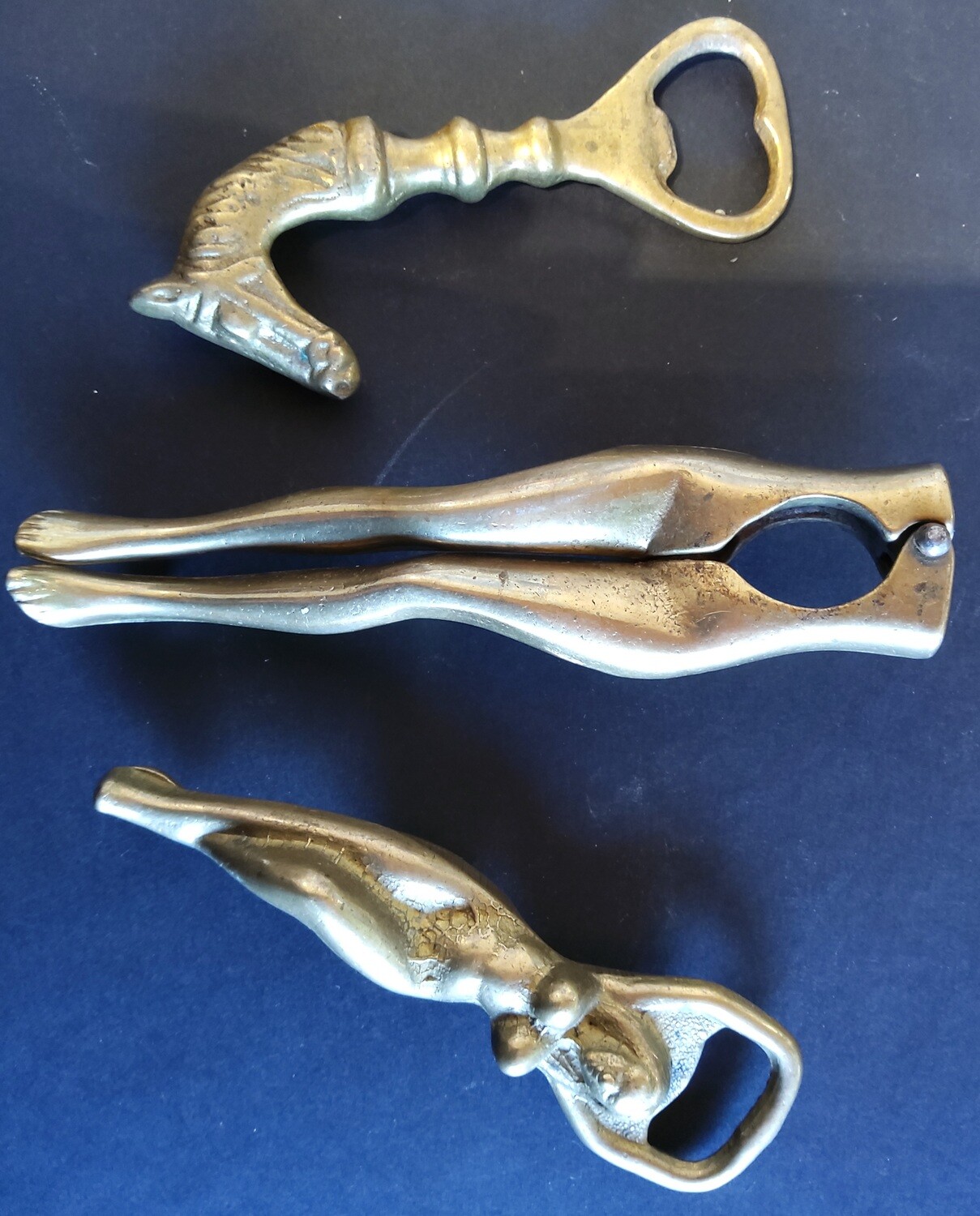 Cascanueces y abridores Bronce - Vintage