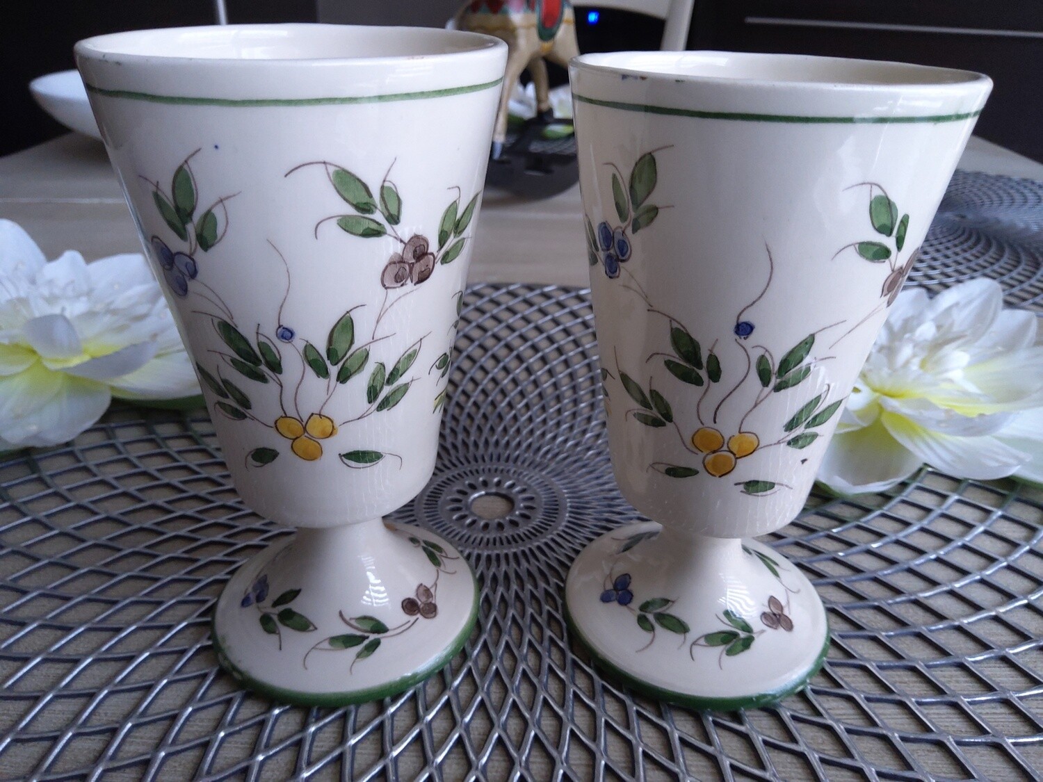 Copas porcelana de MOUSTIERS