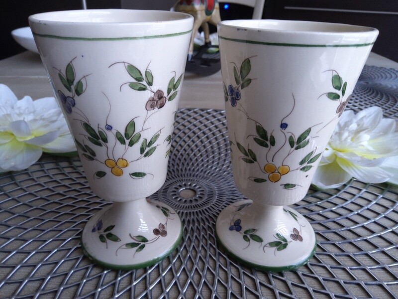 Copas porcelana de MOUSTIERS
