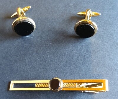 Conjunto de gemelos y pisa corbatas Hombre -STRATTON