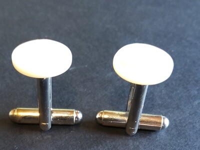 Gemelos Unisex nácar blanco Gemelos Unisex nácar blanco