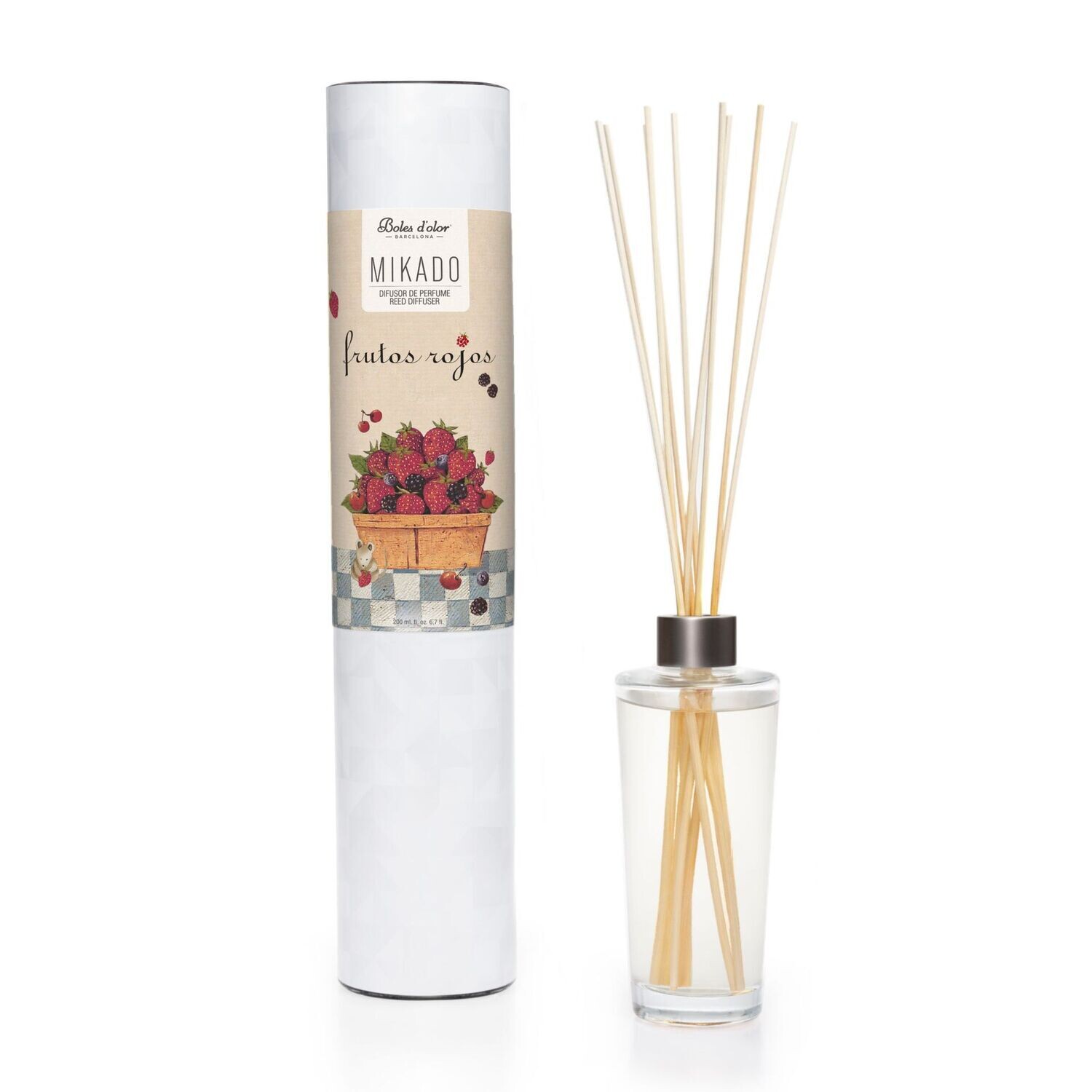 Mikado Difusor Perfume – Ambients "FRUTOS ROJOS"