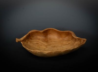 Hand carved maple bowl